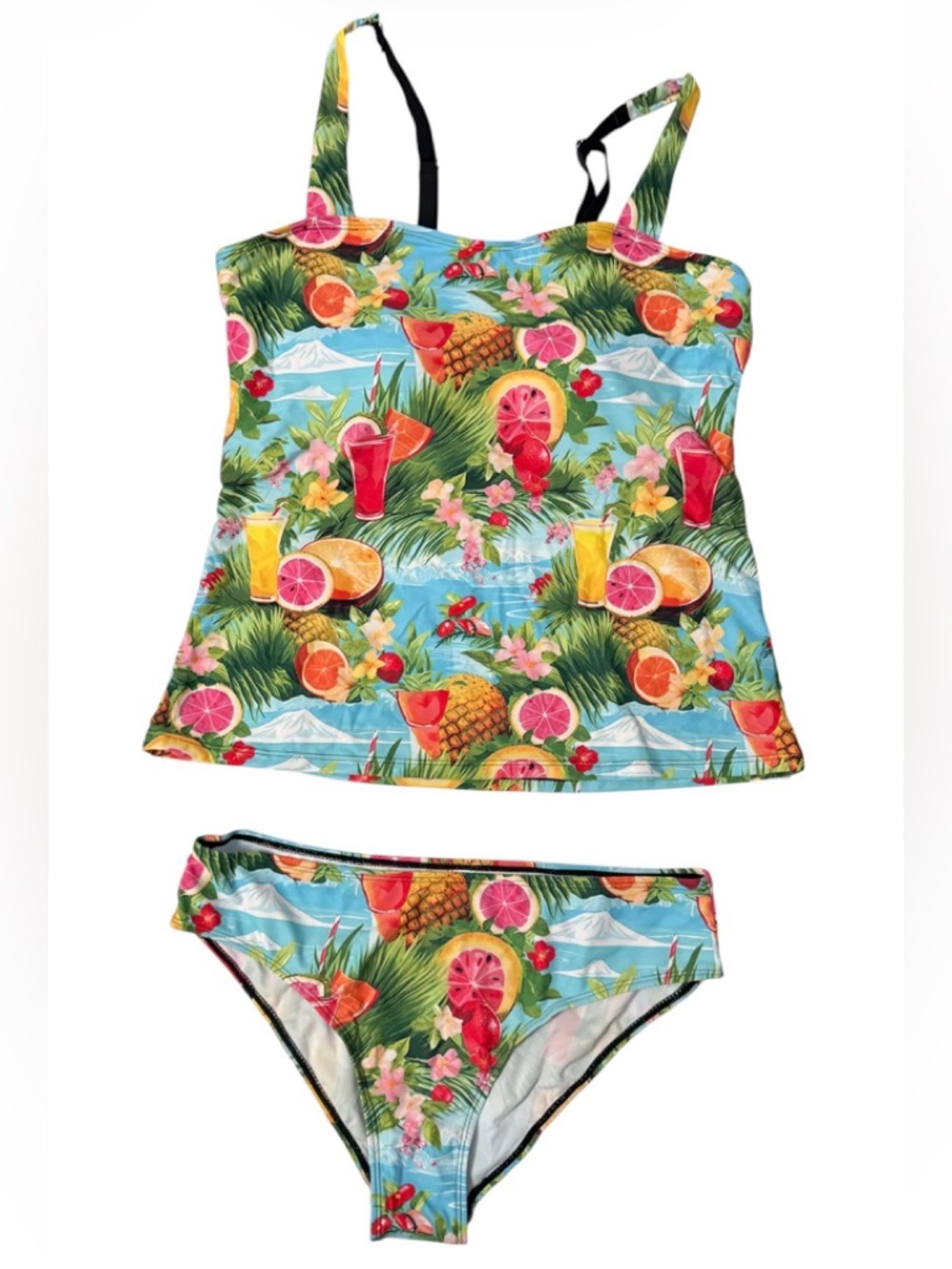 NWT Tropical Tankini XL Womens